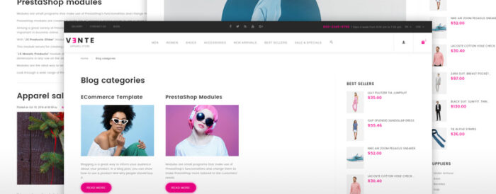 Vente - Apparel Store Clean Bootstrap Ecommerce PrestaShop Theme - Features Image 16