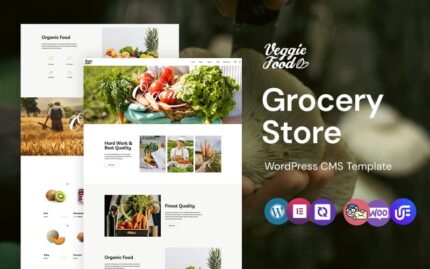 Veggiefood - Vegetable and Grocery Store WordPress Elementor Theme