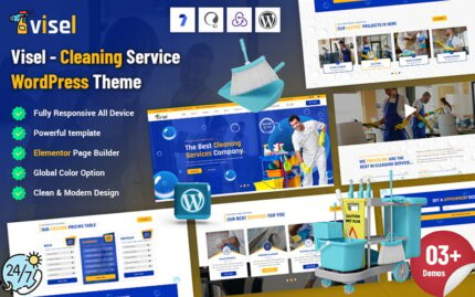 Visel - Cleaning Service WordPress Theme