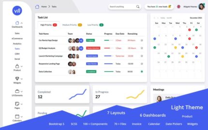 Vivo - Bootstrap 5 Admin Dashboard Template