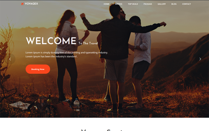 Voyagex – Tour and Travel Agency WordPress Theme