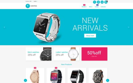 Watches Magento Theme