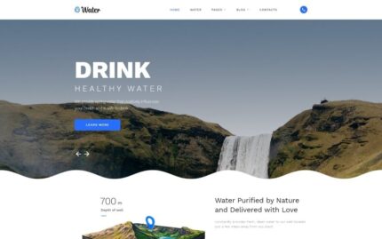 Water Multipage HTML5 Website Template