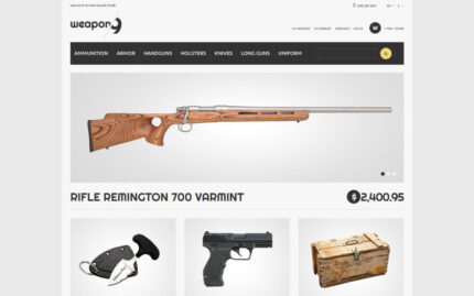 Weapons for Proper Security Magento Theme