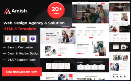 Web – Creative Design Agency & Solution HTML5 Template