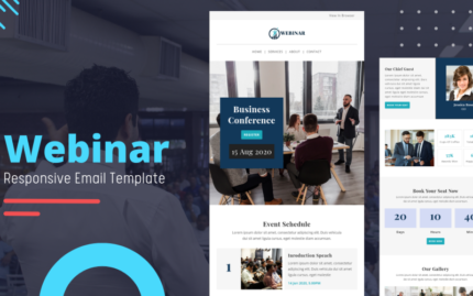 Webinar – Multipurpose Responsive Email Template