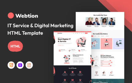 Webtion – IT Service & Digital Marketing Website Template