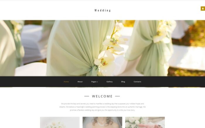 Wedding Planner Responsive Joomla Template