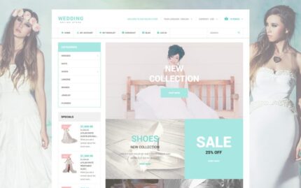 Wedding Style Magento Theme