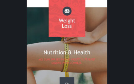 Weight Loss Responsive Newsletter Template