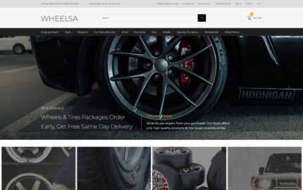 Wheelsa - Cars & Motorcycles Ready-to-Use Clean OpenCart Template