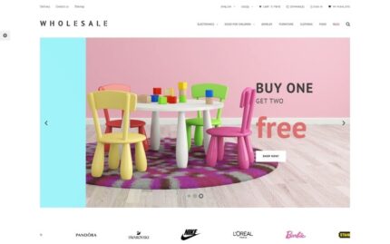 Wholesale Store Responsive PrestaShop Theme