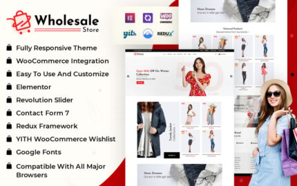 Wholesale Store Woocommerce Elementor Theme