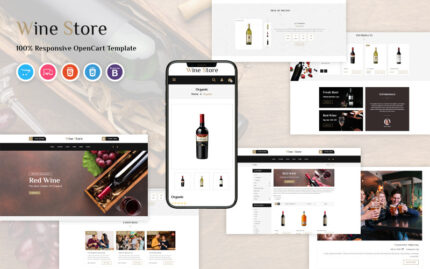 Wine - Responsive OpenCart Template