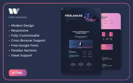 Wynn - Creative HTML Landing Page