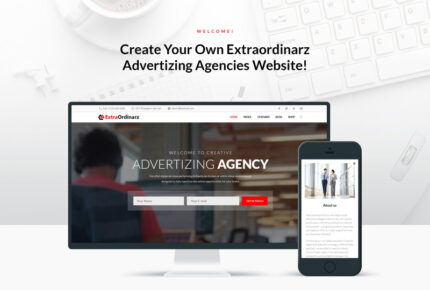 ExtraOrdinarz - Advertising Agency WordPress Theme - Features Image 1