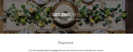 Catering Chief - Catering Joomla Template - Features Image 1