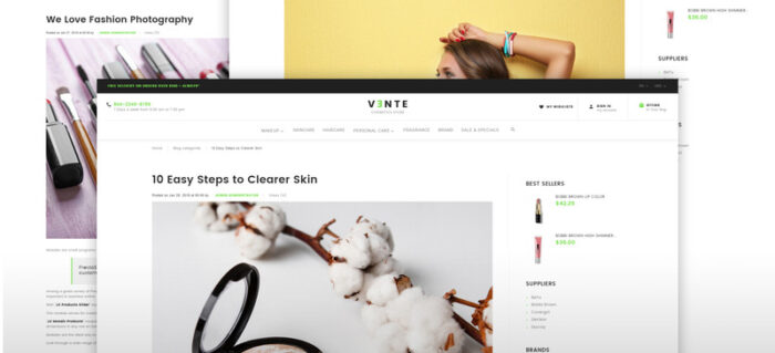 Vente - Cosmetics Store Clean Bootstrap Ecommerce - Features Image 11