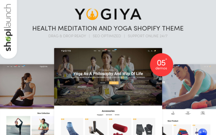 Yogiya - Health Meditation And Yoga Shopify Theme