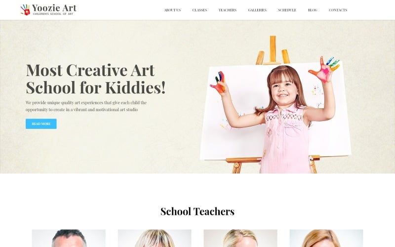 Yoozie - Children Art School WordPress theme