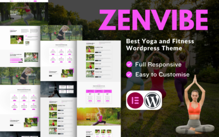 Zenvibe Yoga and Fitness Wordpress Theme