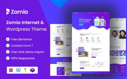 Zomia - ISP & Internet Service WordPress Theme