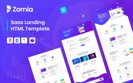 Zomia Saas Software Company HTML5 Template