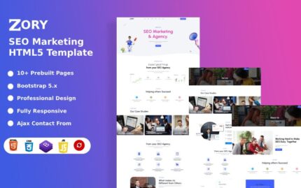 Zory - SEO Marketing HTML5 Template